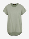 ZOOT.lab Svetlo zelena ženska ohlapna podaljšana osnovna majica ZOOT.lab Lonie