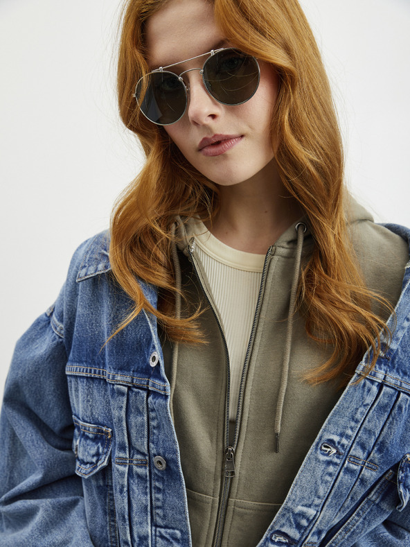 ZOOT.lab Kaki ženska jopa s kapuco z zadrgo ZOOT.lab