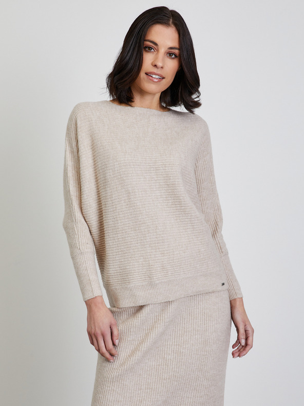 ZOOT.lab Bež ženska rebrasta jopa ZOOT.lab