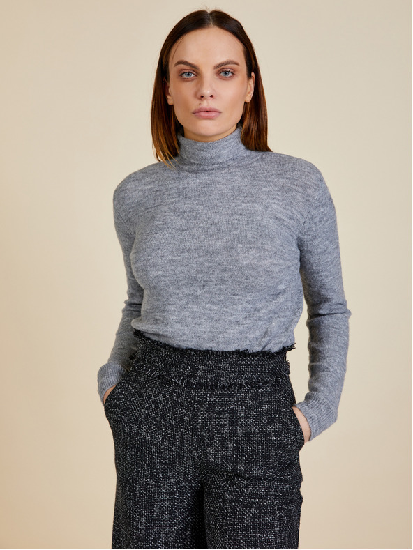 ZOOT.lab Siv ženski črtast rolokavs ZOOT.lab