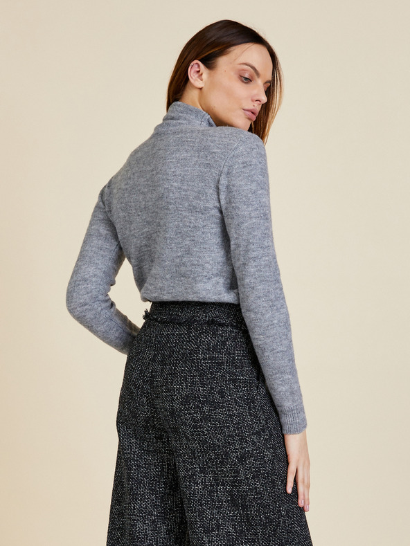 ZOOT.lab Siv ženski črtast rolokavs ZOOT.lab