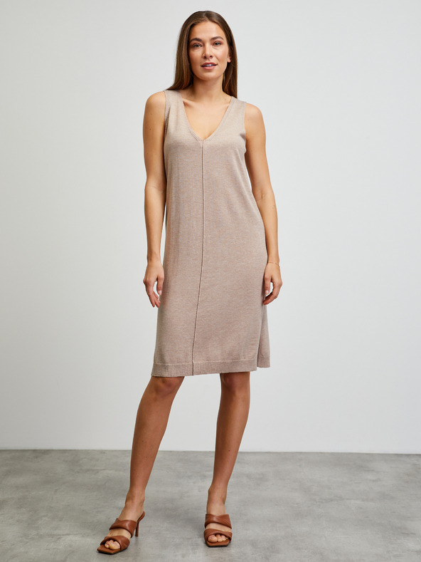 ZOOT.lab Bež pletena obleka METROOPOLIS by ZOOT.lab Berneta