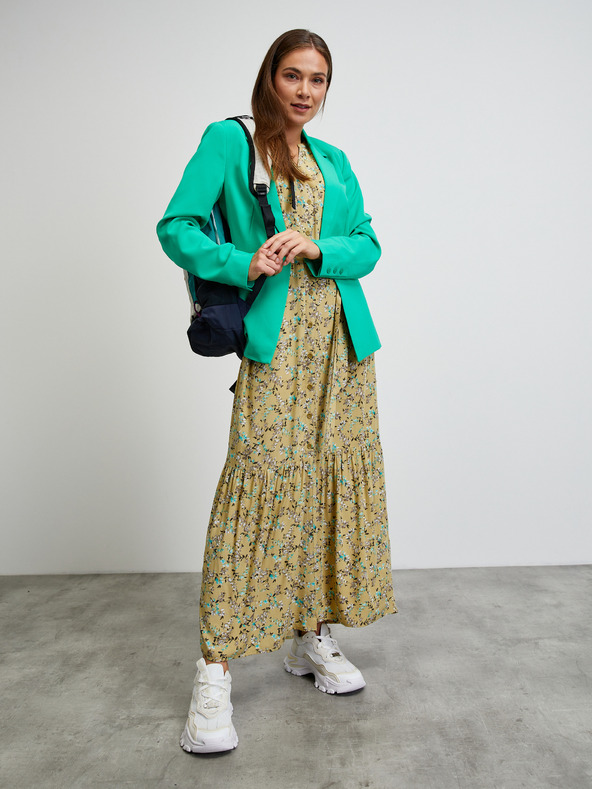 ZOOT.lab Rumena cvetlična srajčna obleka ZOOT.lab Lake