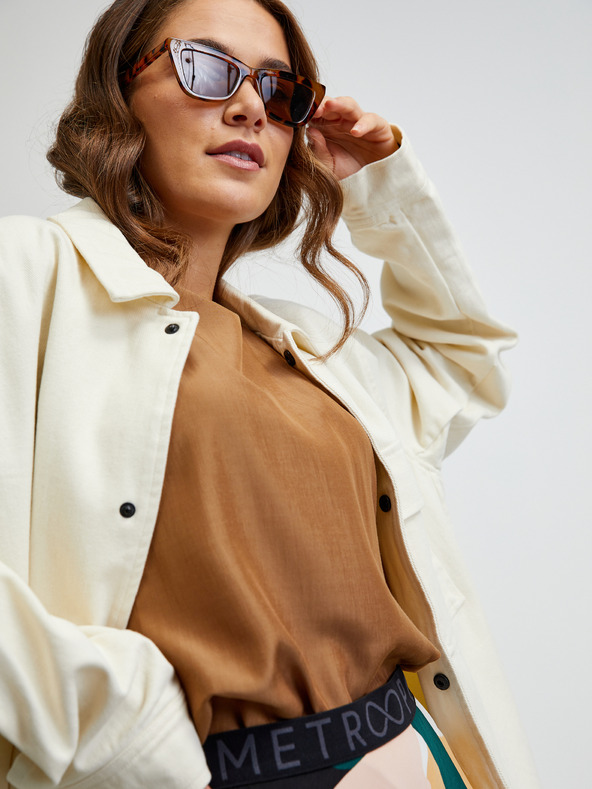 ZOOT.lab Rjava osnovna srajca ZOOT.lab Priscilla