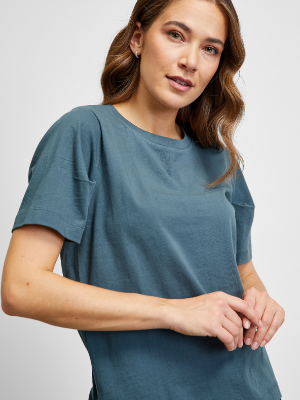 ZOOT.lab Temno zelena osnovna majica s kratkimi rokavi METROOPOLIS by ZOOT.lab Leora