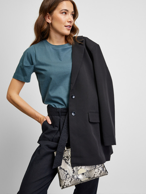 ZOOT.lab Temno zelena osnovna majica s kratkimi rokavi METROOPOLIS by ZOOT.lab Leora