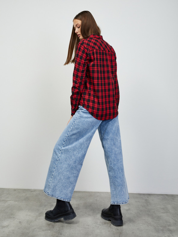 ZOOT.lab Rdeča ženska karirasta majica ZOOT.lab Doris