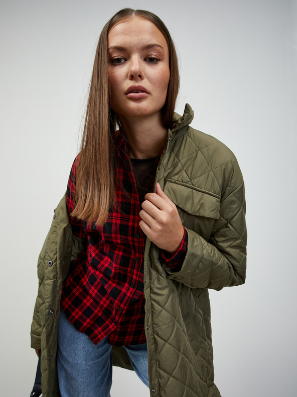 ZOOT.lab Rdeča ženska karirasta majica ZOOT.lab Doris