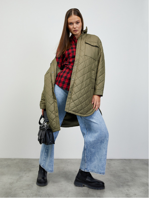 ZOOT.lab Rdeča ženska karirasta majica ZOOT.lab Doris