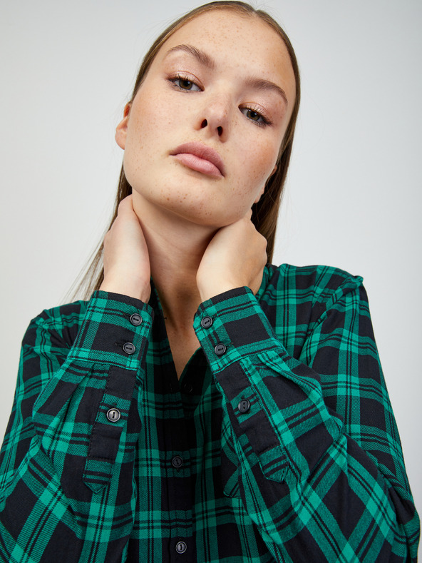 ZOOT.lab Zelena ženska karirasta majica ZOOT.lab Doris