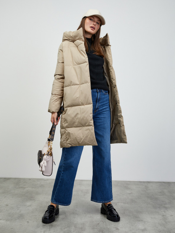 ZOOT.lab Bež ženski prešiti plašč ZOOT.lab Estela