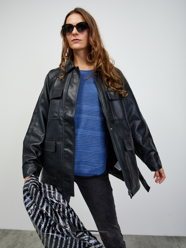 ZOOT.lab Modra ženska rebrasta jopa ZOOT.lab Heddie