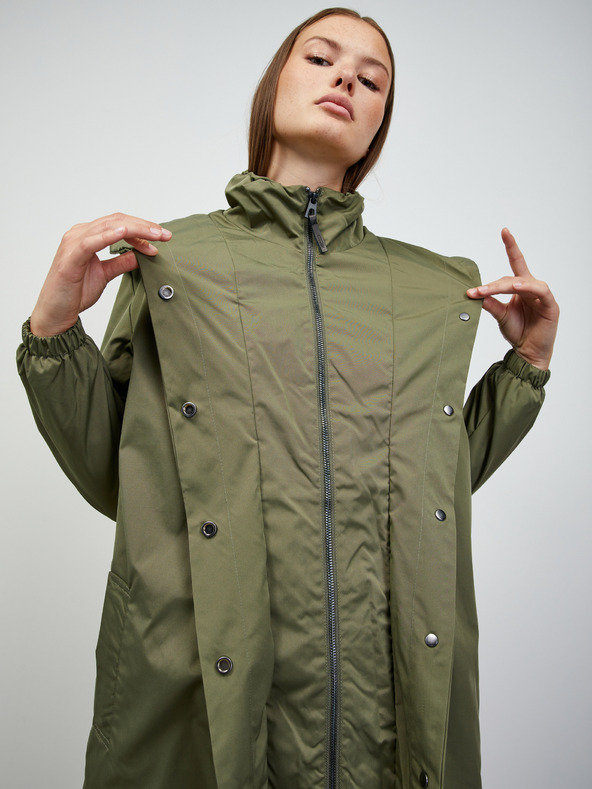 ZOOT.lab Kaki ženska dolga parka s kapuco ZOOT.lab Sadie
