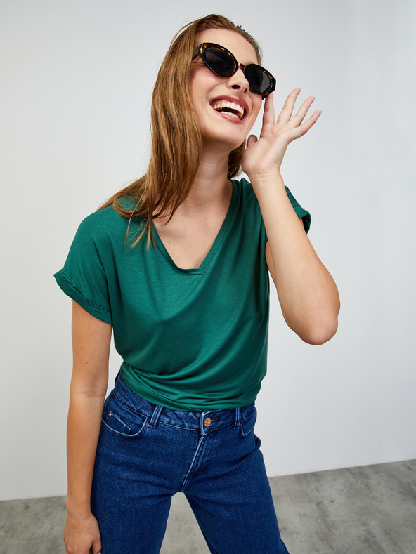 ZOOT.lab ZOOT.lab Adriana 3 zelena ženska črtasta majica