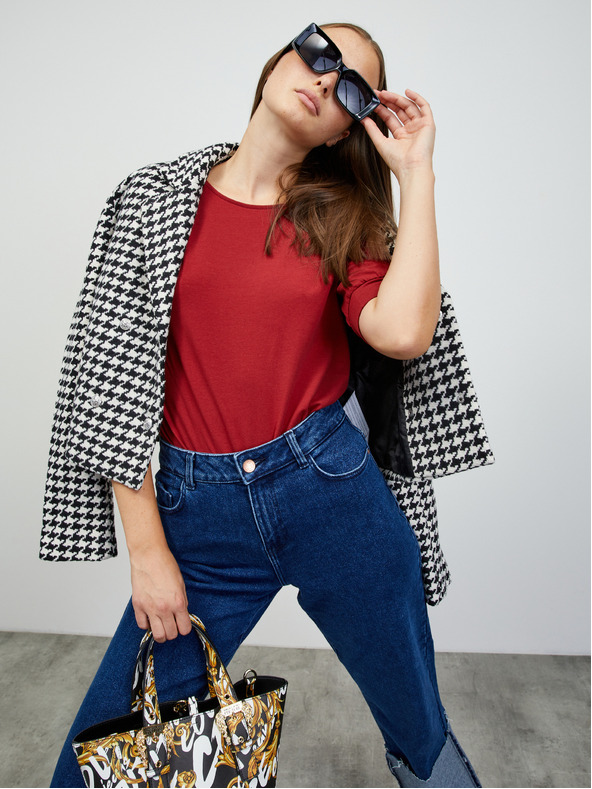 ZOOT.lab Rdeča ženska osnovna majica ZOOT.lab Shia