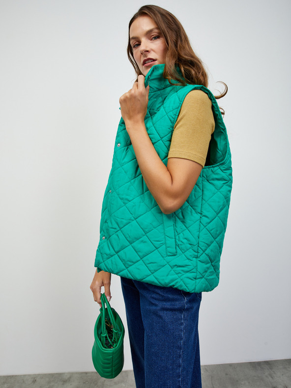 ZOOT.lab Gorčična ženska osnovna majica ZOOT.lab Bobbi