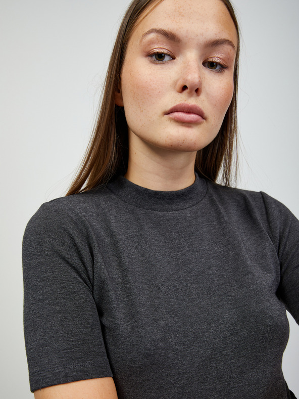 ZOOT.lab Temno siva ženska osnovna majica ZOOT.lab Bobbi