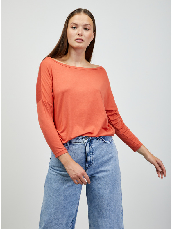 ZOOT.lab Koralna ženska osnovna majica ZOOT.lab Leticia