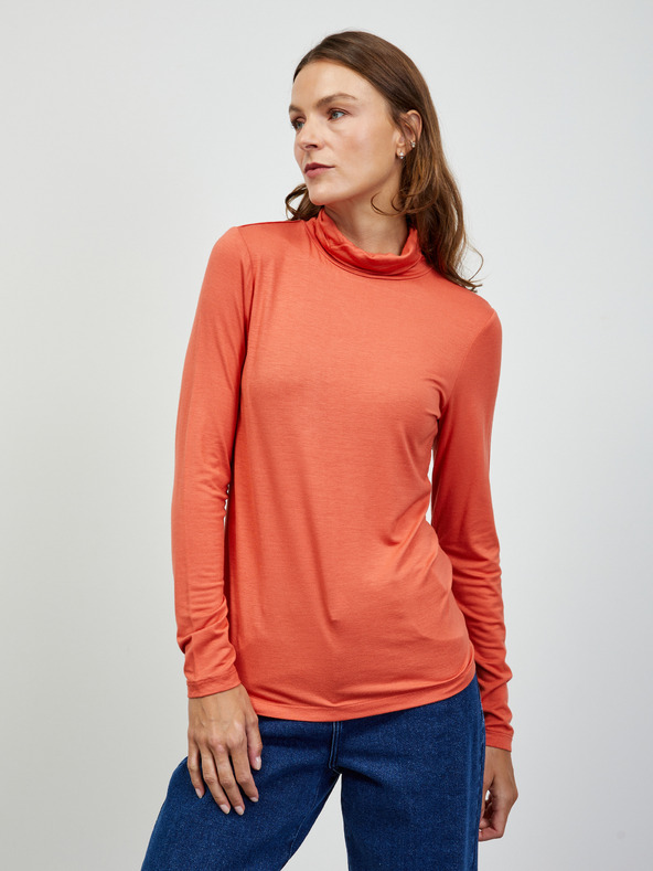 ZOOT.lab Koralna ženska majica z rolojem ZOOT.lab Alto