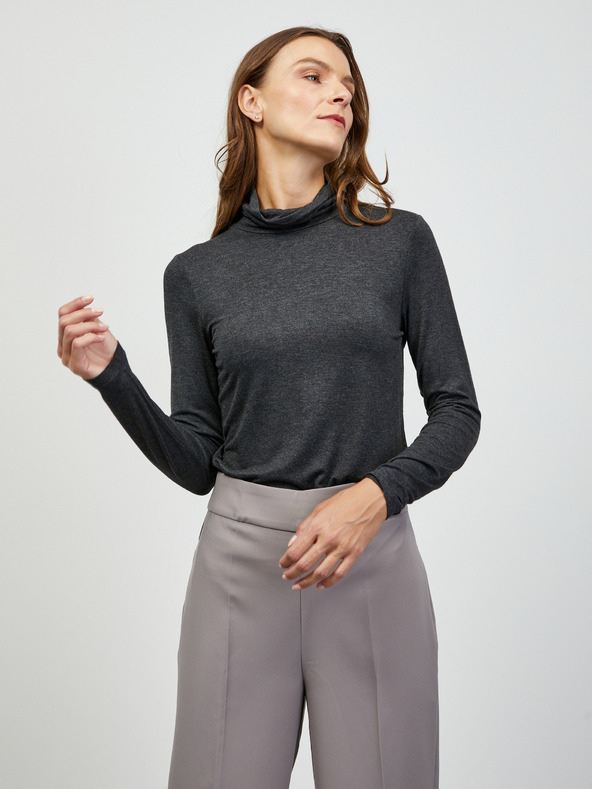 ZOOT.lab Temno siva ženska majica z rolojem ZOOT.lab Alto