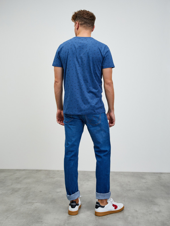 ZOOT.lab Modra moška majica ZOOT.lab Rowan z vzorcem