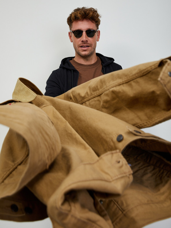 ZOOT.lab Črna moška osnovna majica s kapuco na zadrgo ZOOT.lab Ralph