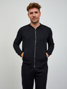 ZOOT.lab Črna moška osnovna jopa s kapuco na zadrgo ZOOT.lab Keanu