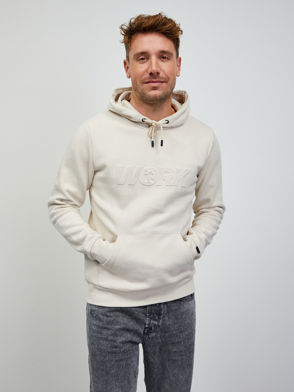 ZOOT.lab Kremasta moška jopa s kapuco ZOOT.lab Jaxon