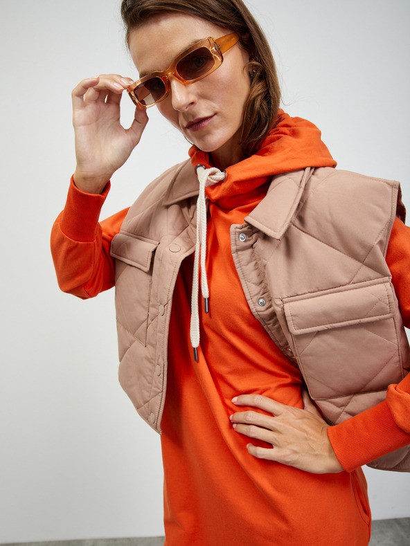 ZOOT.lab Oranžna ZOOT.lab Kirsten osnovna jopa s kapuco ZOOT.lab