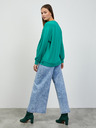 ZOOT.lab Zelena ženska osnovna jopa s kapuco ZOOT.lab Brooklin