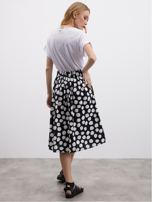 ZOOT.lab Belo-črno žensko krilo s pikami ZOOT.lab Jenesa