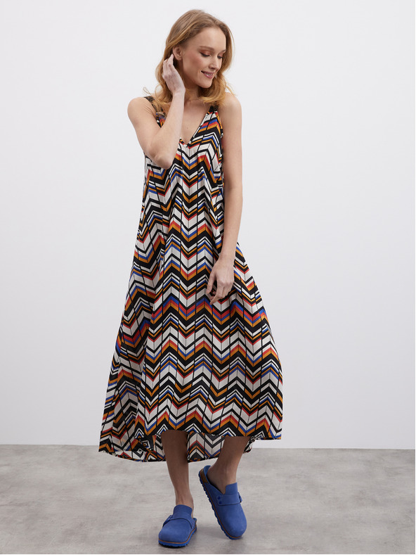 ZOOT.lab Bela in črna ženska spodnja majica z vzorcem ZOOT.lab Nichel