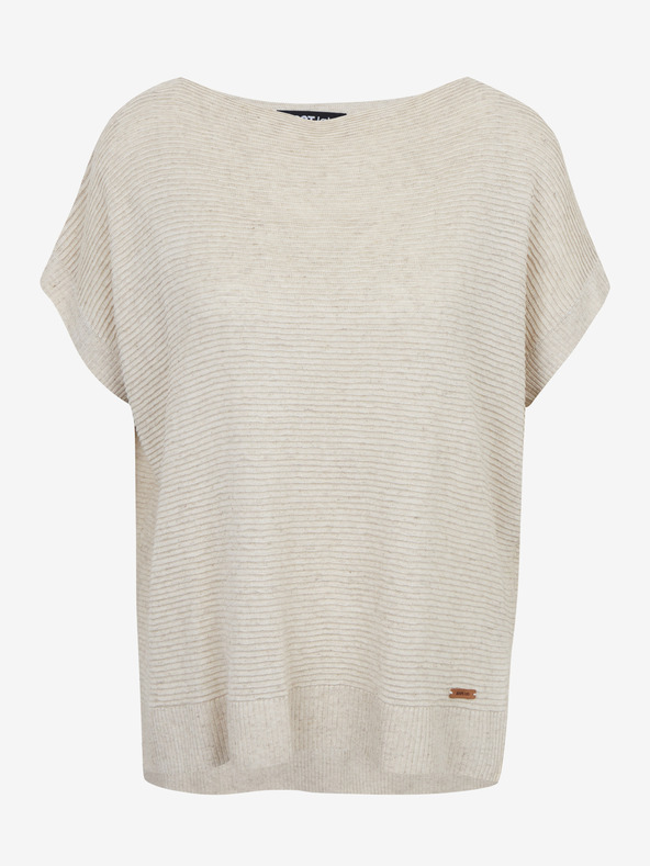 ZOOT.lab Bež ženski pulover jopič s platnom ZOOT.lab Danae