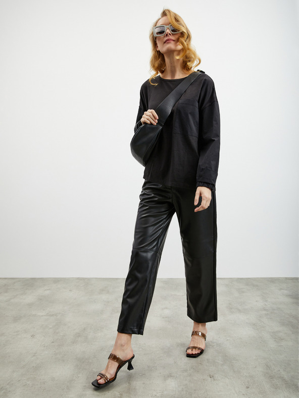 ZOOT.lab Črna ženska bluza ZOOT.lab Faye