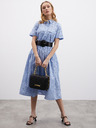 ZOOT.lab Svetlo modra vzorčasta ženska srajčna midi obleka ZOOT.lab Reed
