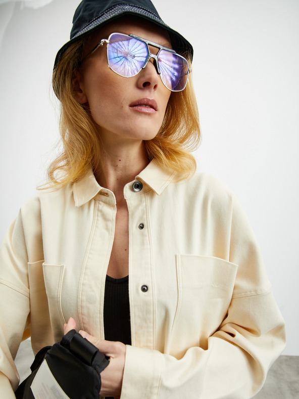 ZOOT.lab Kremna ženska majica oversize ZOOT.lab Becca