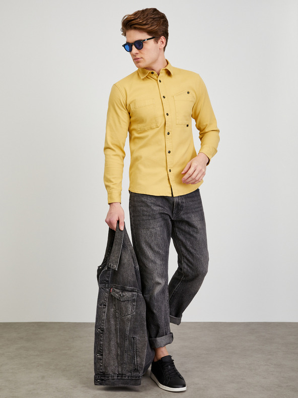 ZOOT.lab Rumena moška lahka srajčna jakna ZOOT.lab Floyd