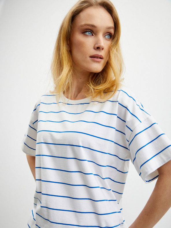 ZOOT.lab Bela ženska črtasta majica ZOOT.lab Floss