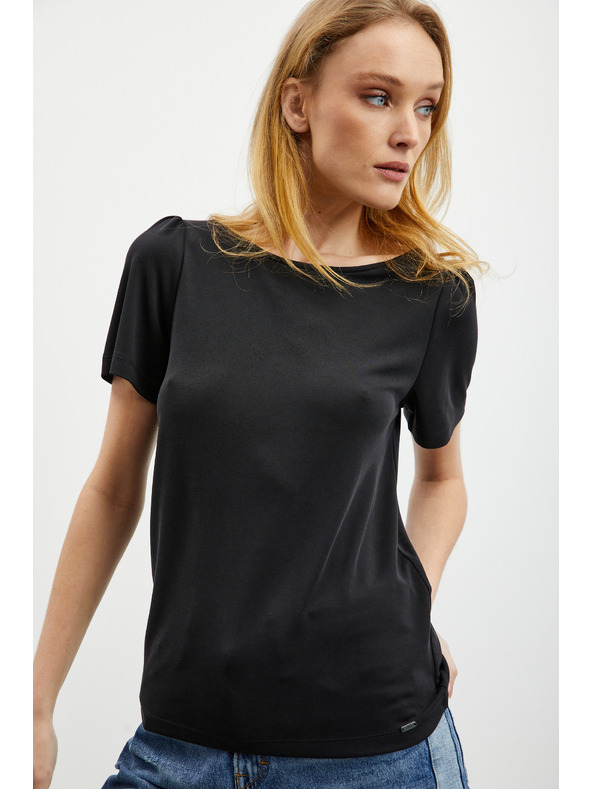 ZOOT.lab Črna ženska majica z zavezovanjem na hrbtu ZOOT.lab Romy