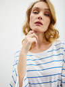 ZOOT.lab Bela ženska črtasta majica ZOOT.lab Dolly