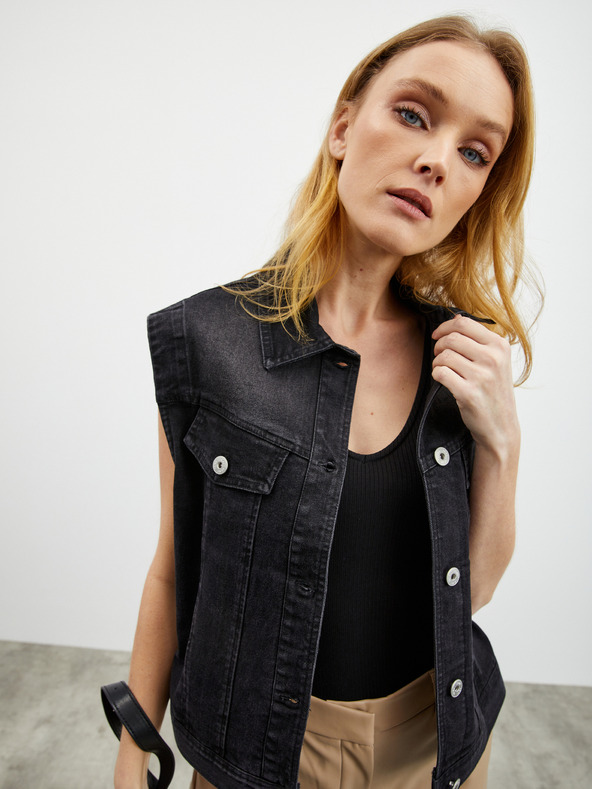 ZOOT.lab Črna ženska črtasta majica ZOOT.lab Olga