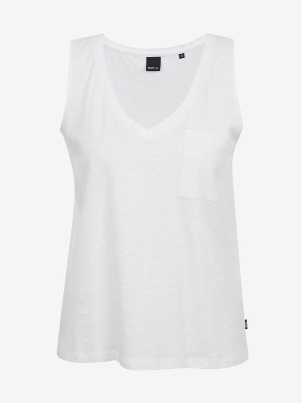 ZOOT.lab Bela ženska lanena majica ZOOT.lab Josi