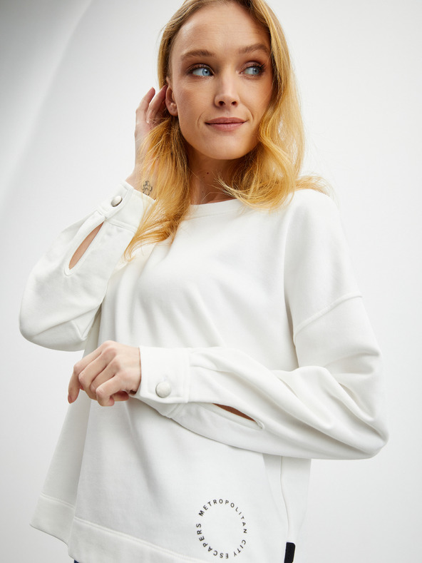 ZOOT.lab Bela ženska prevelika jopa ZOOT.lab Alisun