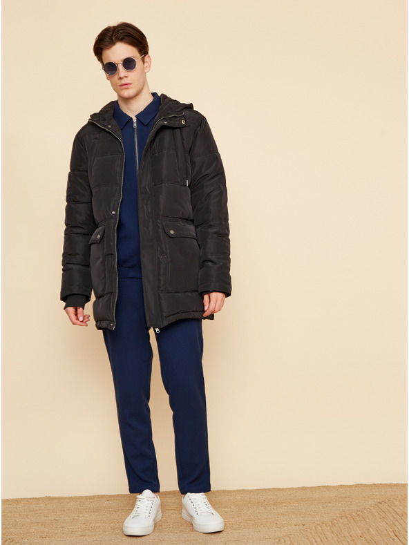 ZOOT.lab Črna moška prešita zimska jakna ZOOT.lab