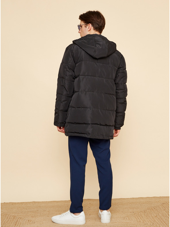 ZOOT.lab Črna moška prešita zimska jakna ZOOT.lab