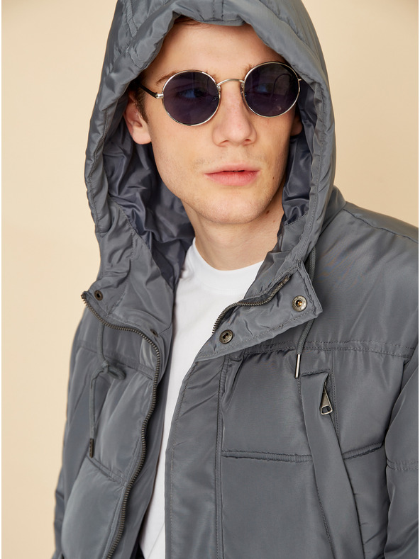 ZOOT.lab Siva moška prešita zimska bunda ZOOT.lab