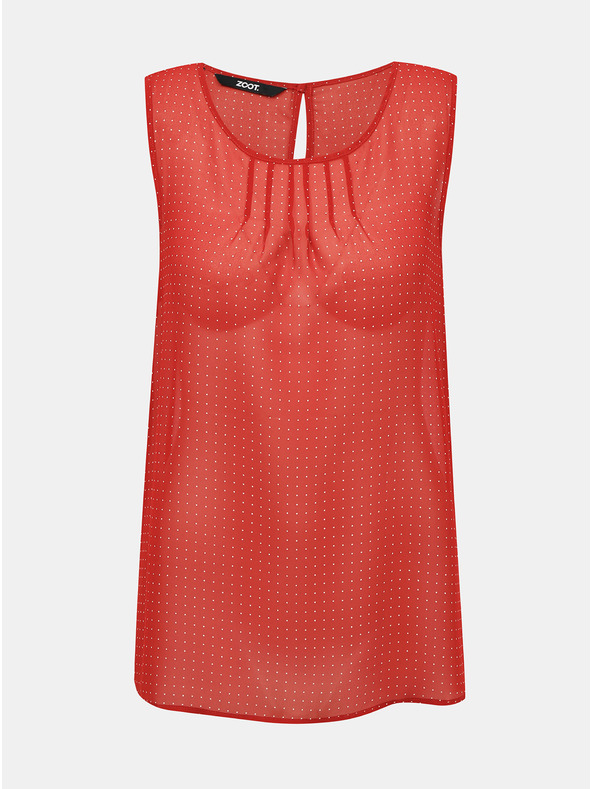 ZOOT.lab Rdeča bluza s pikami ZOOT.lab Tina