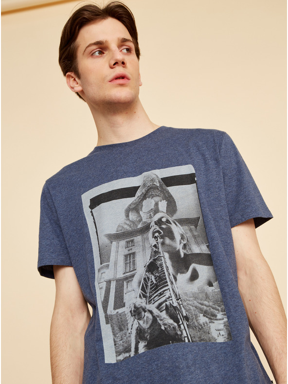 ZOOT.lab Temno modra moška majica ZOOT.lab Brody