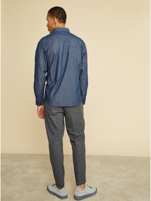 ZOOT.lab Modra moška srajca ZOOT.lab Aiden