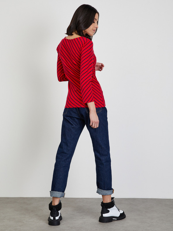 ZOOT.lab Rdeča ženska črtasta srajca ZOOT.lab Karin